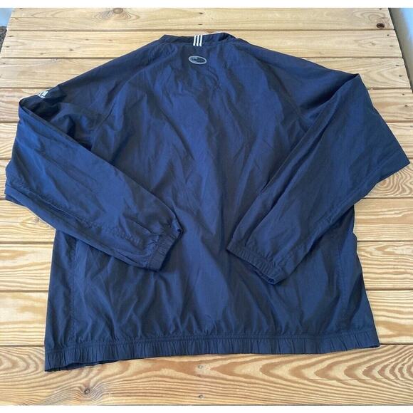Adidas 1/4 Zip Jacket Size Large Men’s Black - Picture 2 of 8